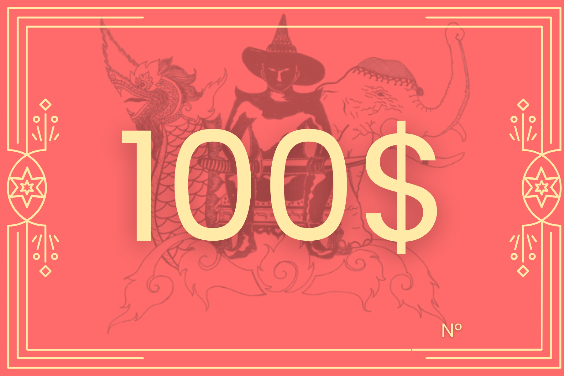 100 $ Saint Sushi gift card